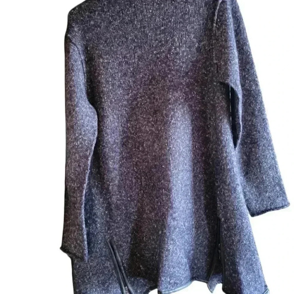 Parkhurst Tweed Knit Open Front Jacket Sweater medium stylish - Picture 2 of 7